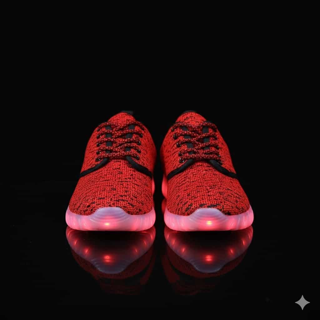 fly knit red front