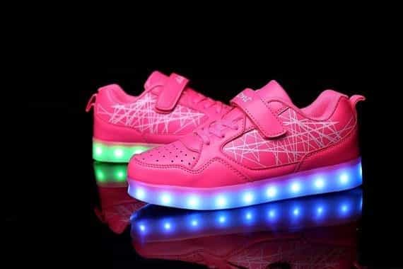 Led Shoes Kids Pink Lazers Remote - Image 2