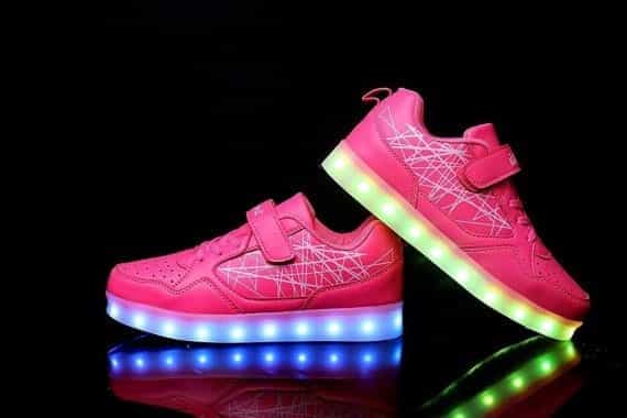 Led Shoes Kids Pink Lazers Remote - Image 3