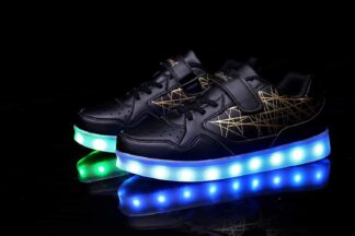 Led Shoes Kids Black Lazers Remote