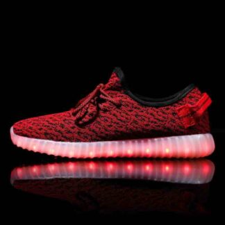 Light Up Shoes Trainers Kids Red