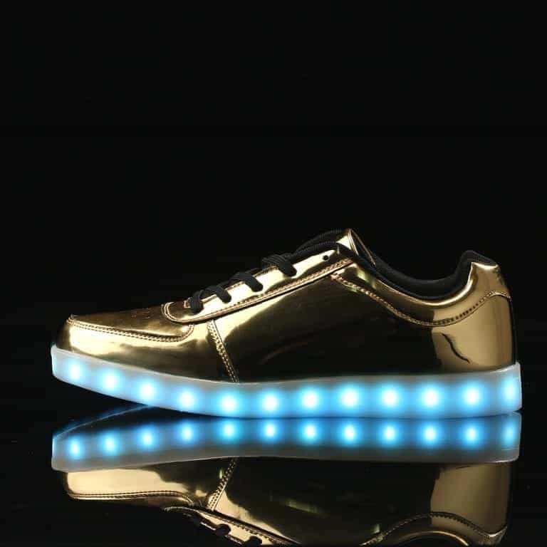 gold led shoes amazon