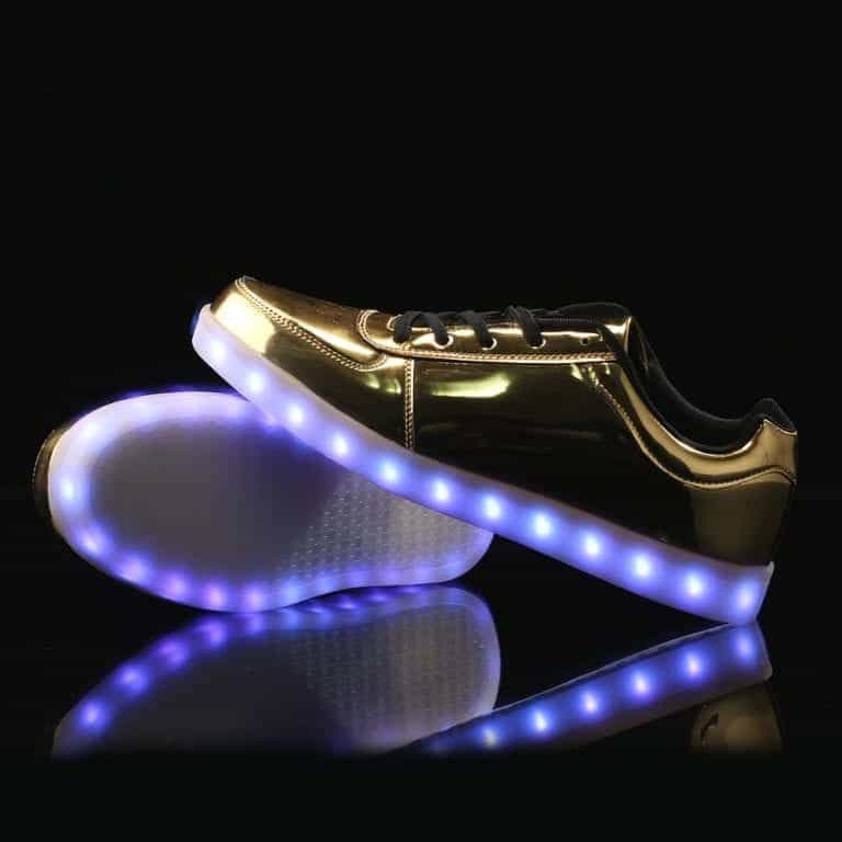 gold led shoes amazon