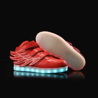 Bright Wings LED Shoes Kids Red