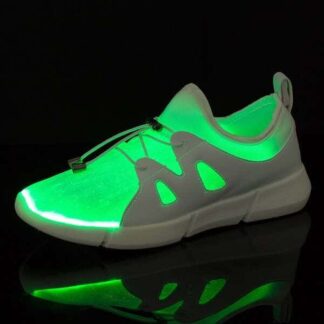 Led Shoes White Mens Fiber Elites
