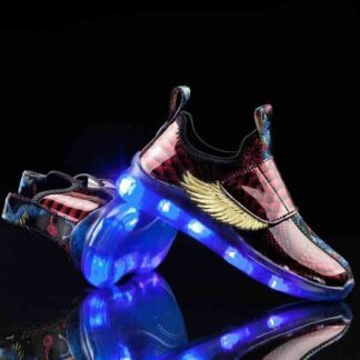 Led Shoes Red Kids Galaxy