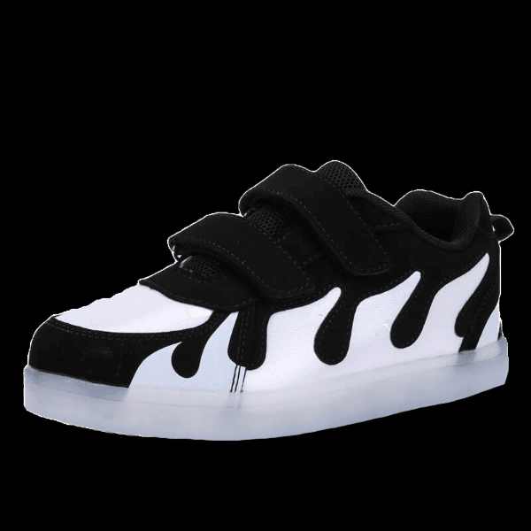 Led Shoes Black Womens Waves