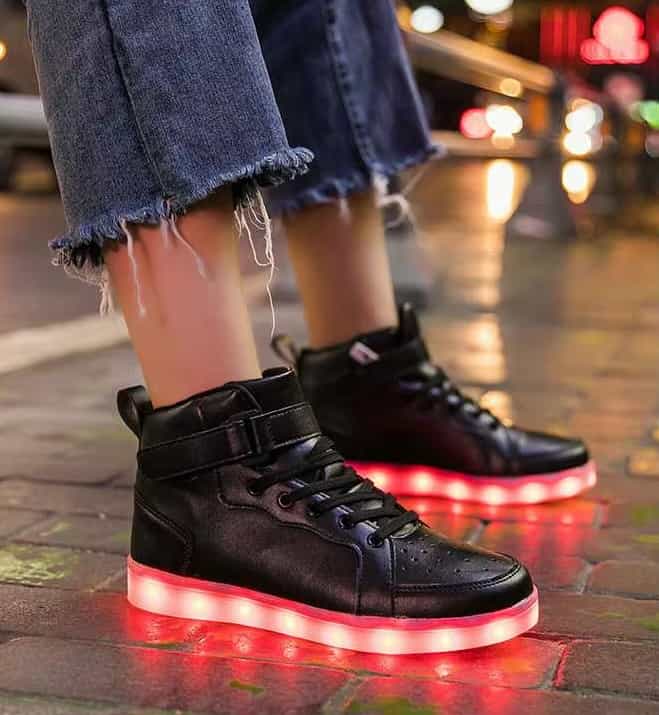 high top black led shoes striker lifestyle 3 copy