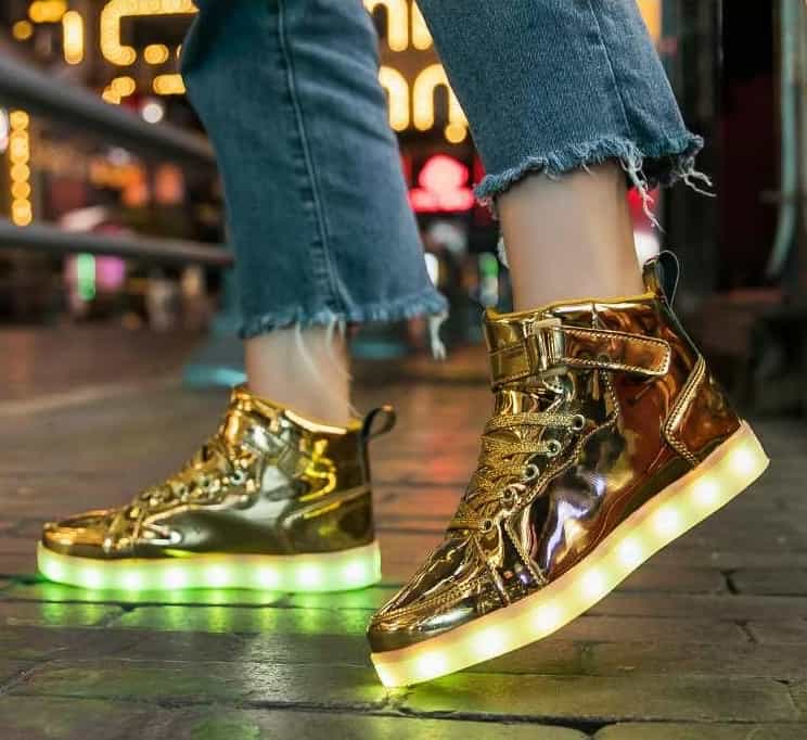 high top gold led shoes striker lifestyle 6