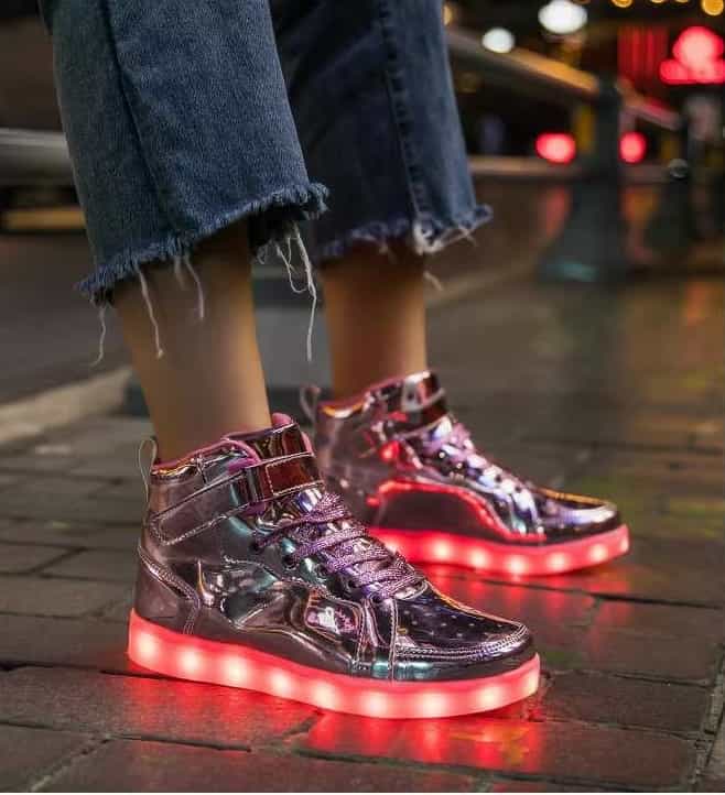 high top pink led shoes striker lifestyle 3 copy