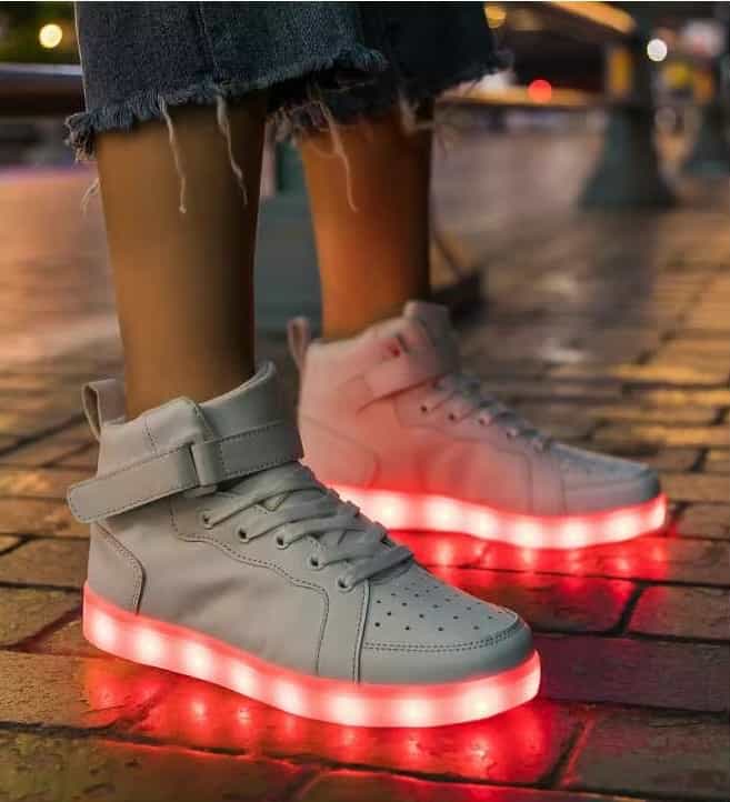 high top white led shoes striker lifestyle 3 copy