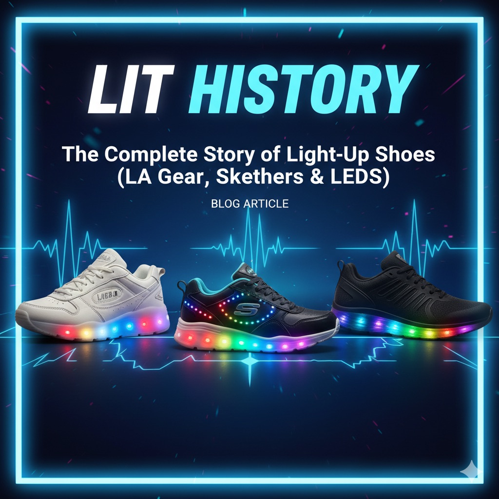 light up shoes history of concept and brands